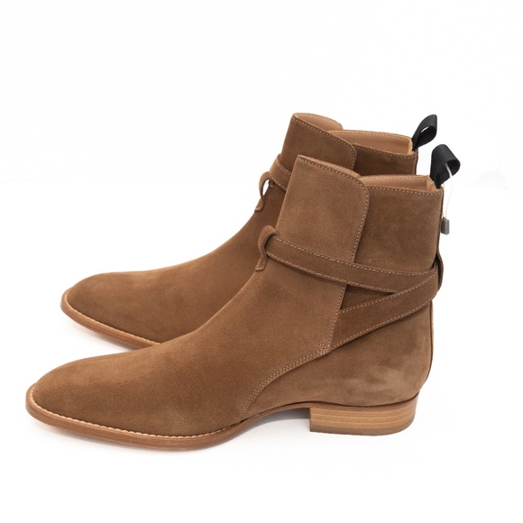 Lemaré  - Crosta Tabacco Suede Ankle Boots — Size 41 (US Men’s 8) - Picture 13 of 14